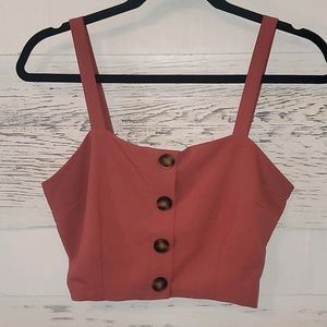 Mauve love J crop top Size M